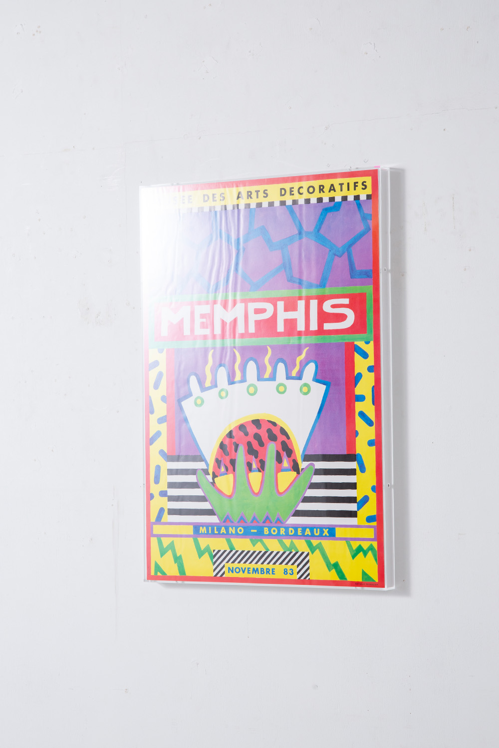 ‘Untitled’ by Memphis = Nathalie du Pasquier for Musée des Arts décoratifs , 1983