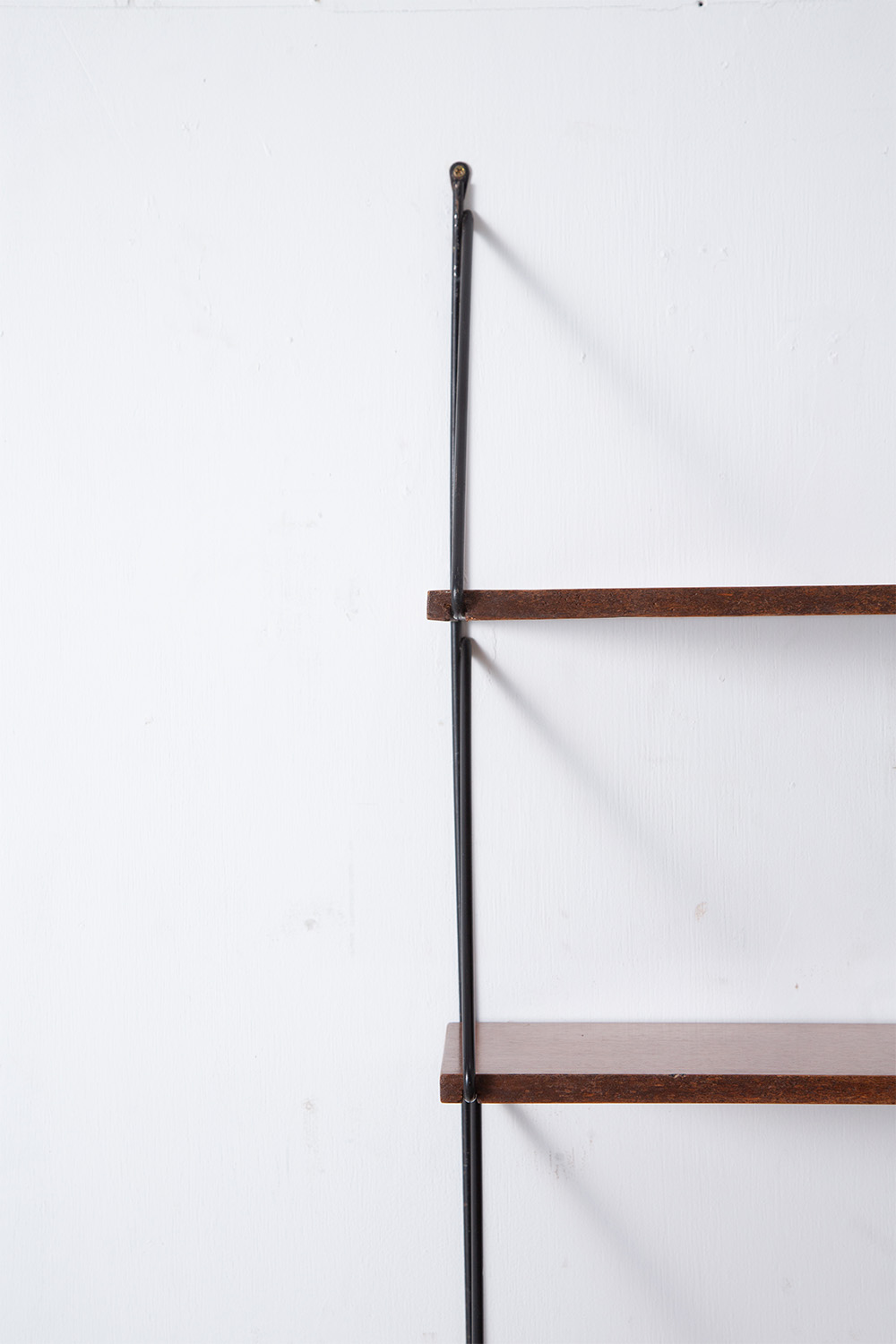 Vintage Wall Shelf in Wood and Steel