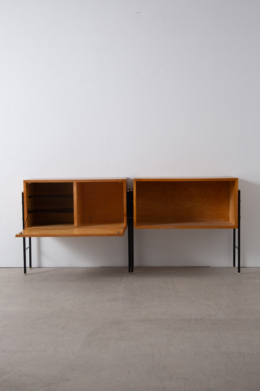 Decorative Cabinet by Coen de Vries for Everest in Wood and Steel