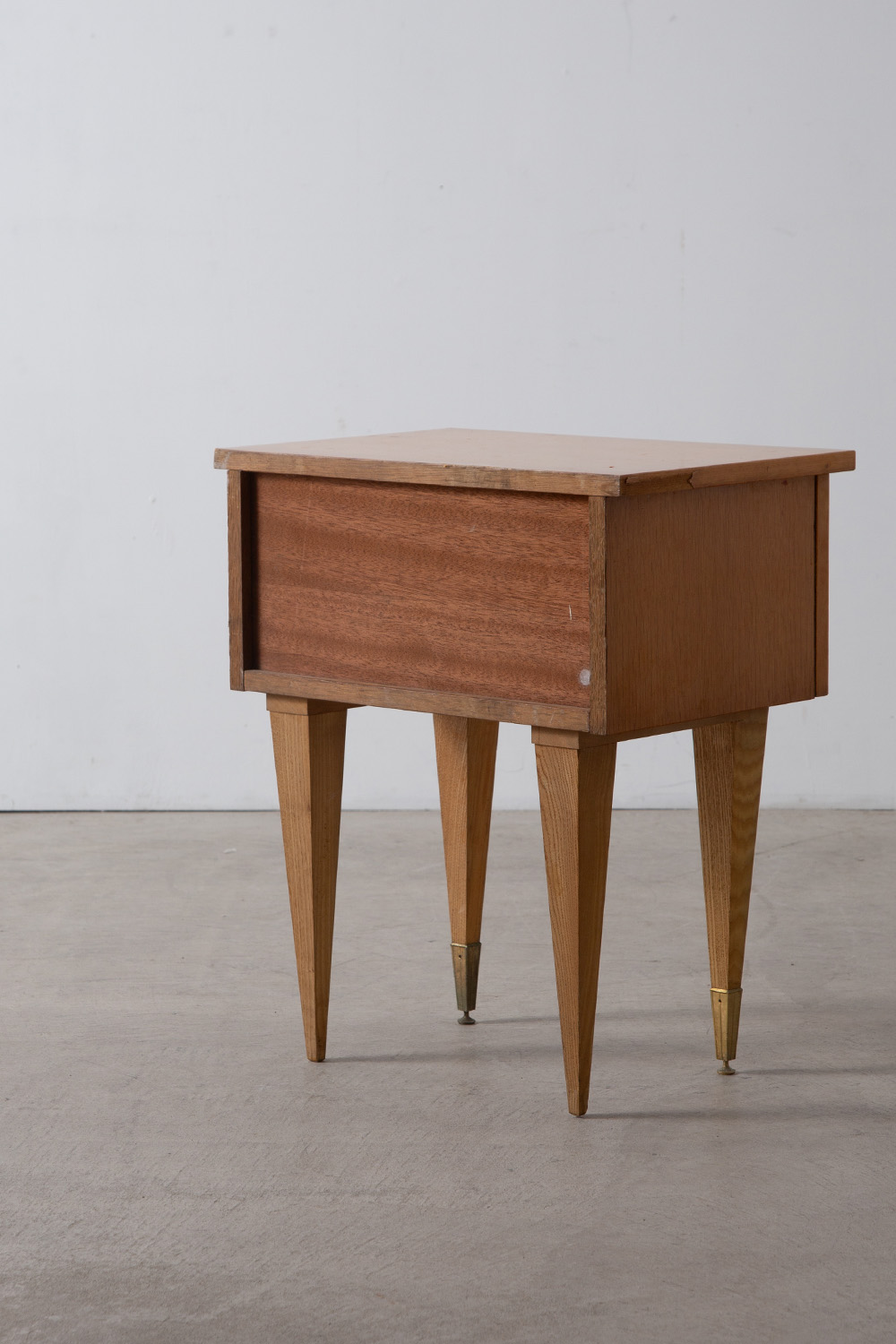 Vintage Bed Side Table in Wood