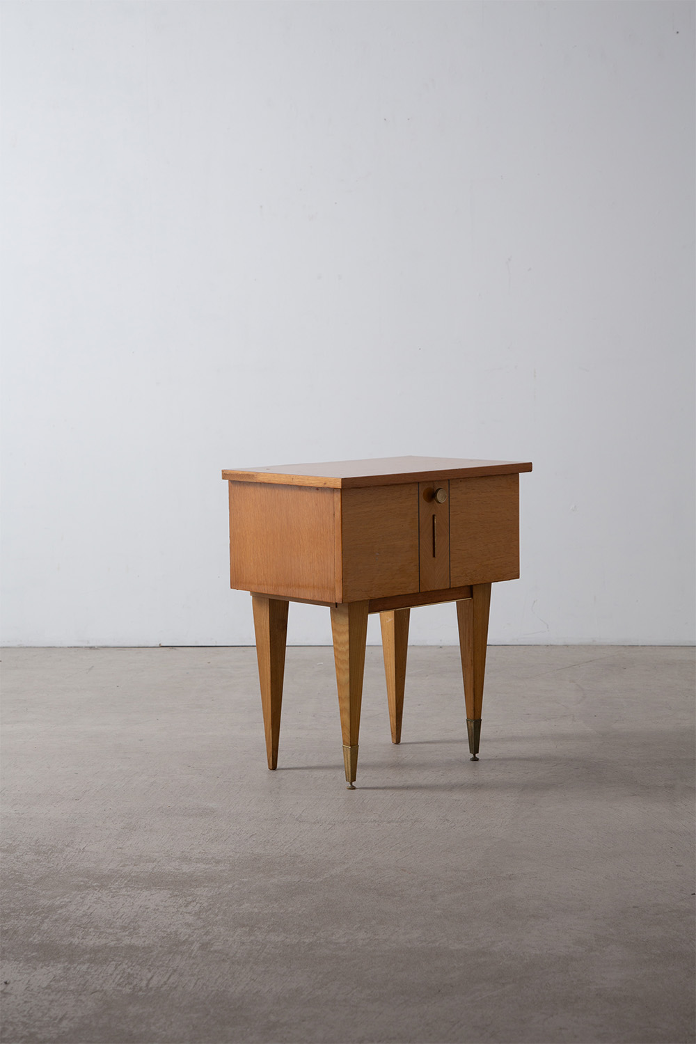 Vintage Bed Side Table in Wood