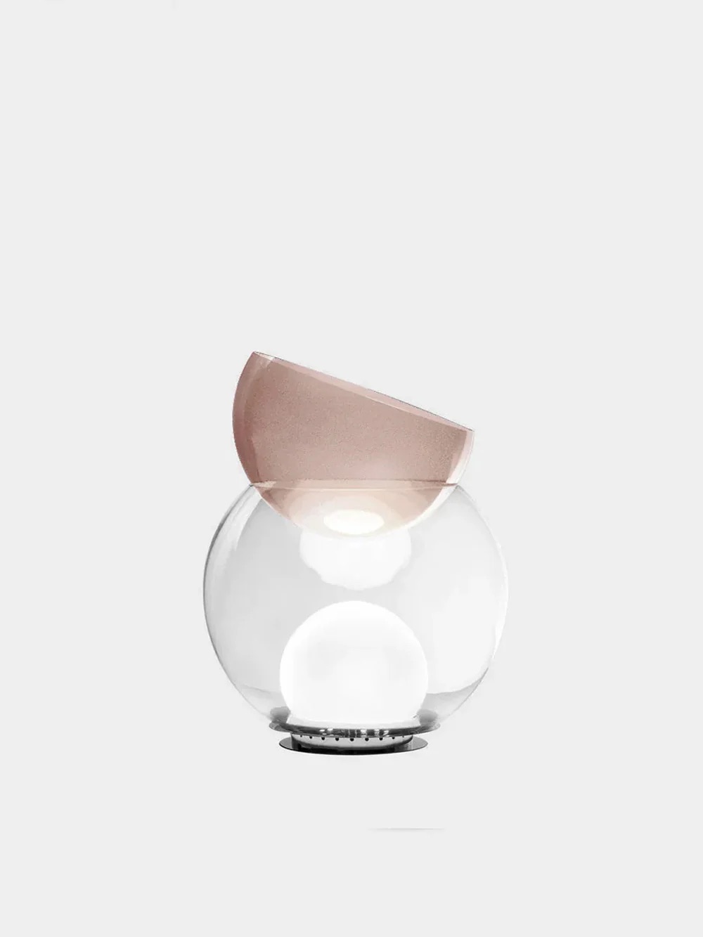GIOVA Desk Lamp and Flower Vase by Gae Aulenti for FontanaArte&nbsp;Pink