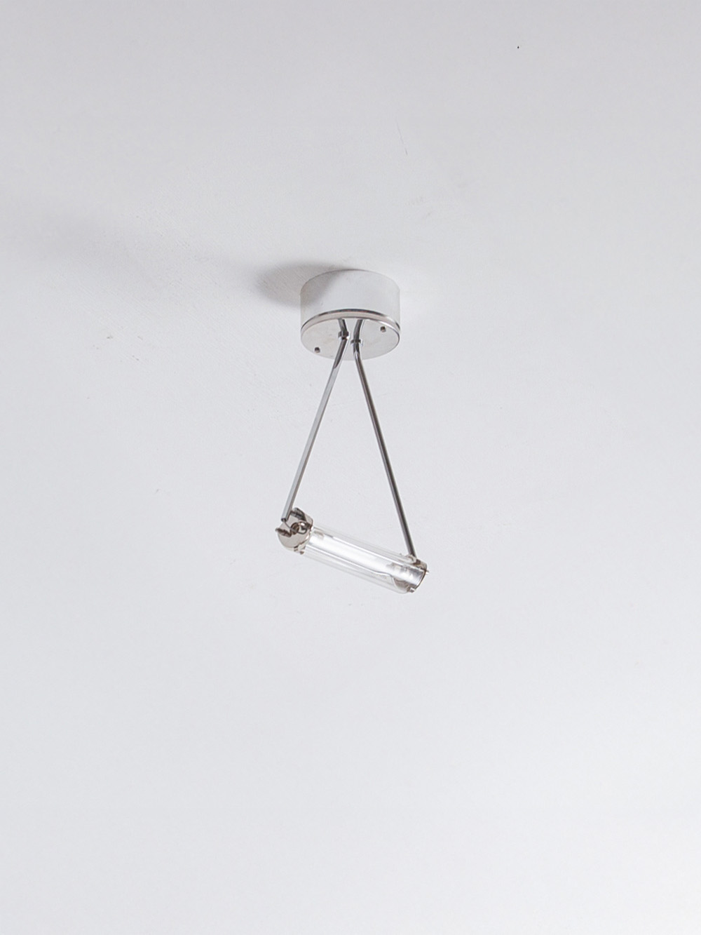 SCINTILLA Ceiling Lamp Large by Livio Castiglioni for FontanaArte in Silver