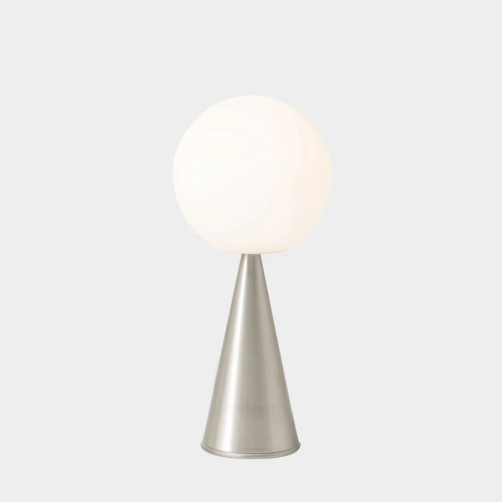 BILIA Table Lamp Pink Gold by Gio Ponti for Fontana Arte Silver