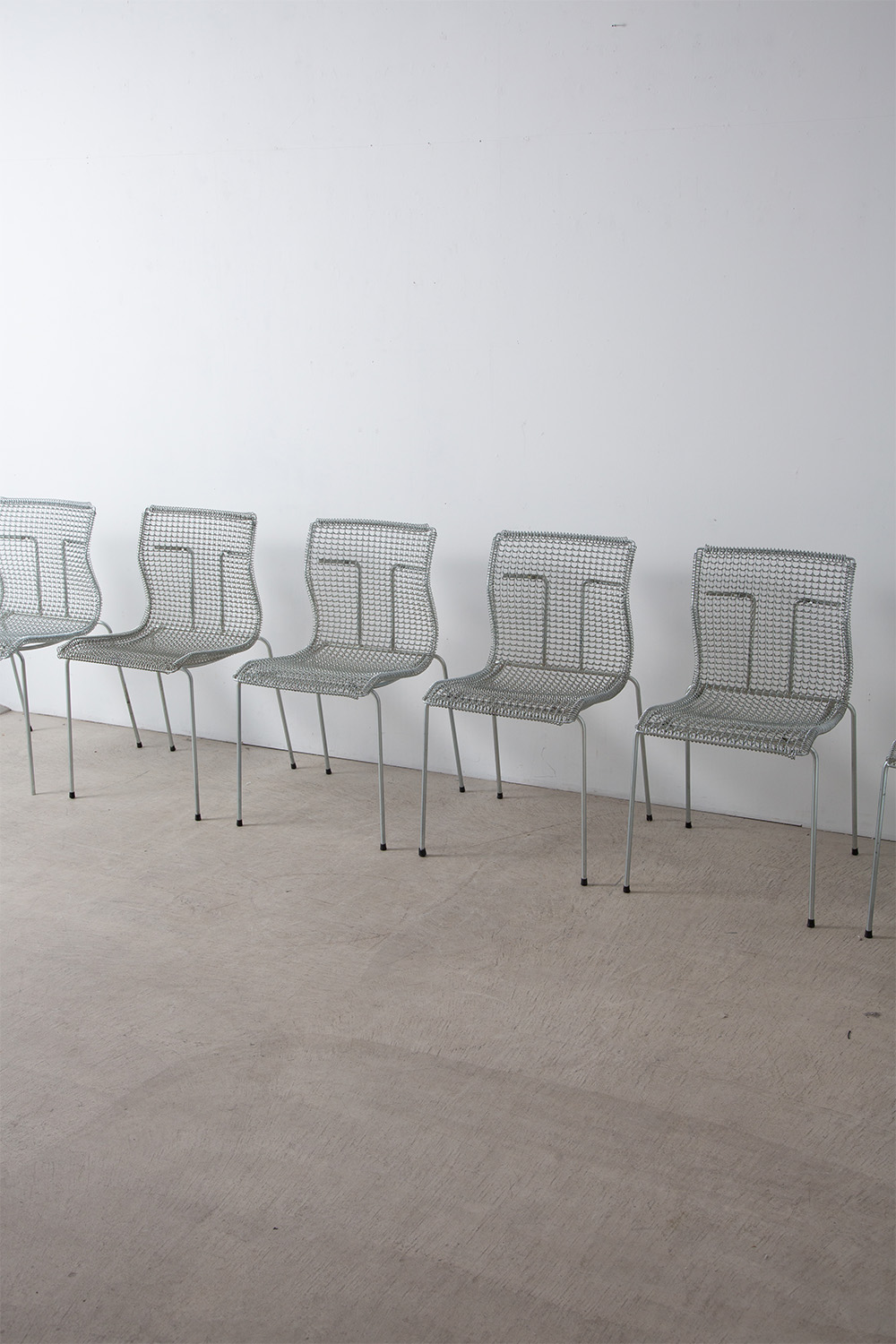 Vintage Rascal Chairs by Niall O’Flynn for ‘t Spectrum in Metal