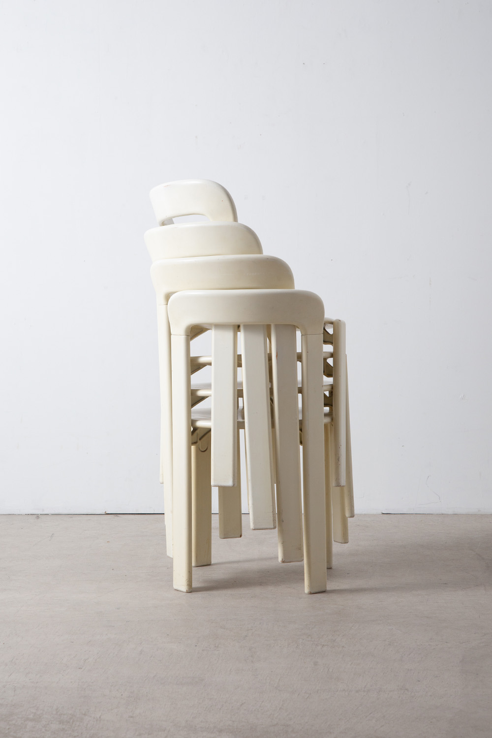 MODEL 33 Dining Chair by Bruno Rey for Kusch & Co in White