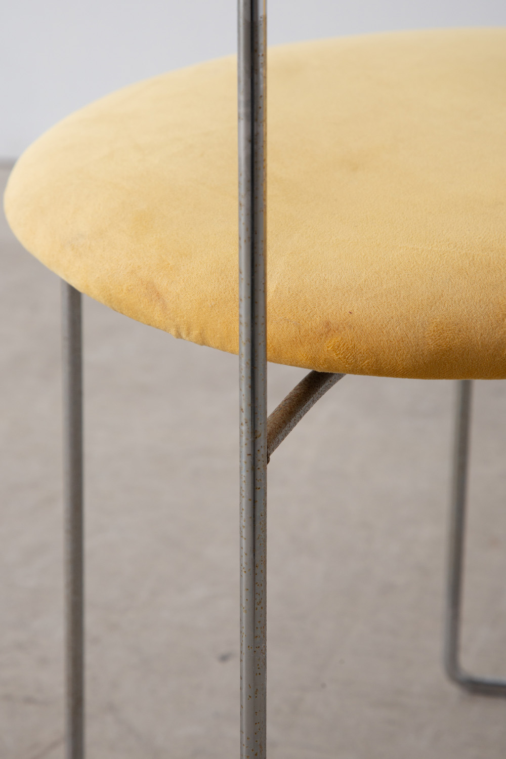 ‘Gaja’ Chair by Kazuhide Takahama for Cassina in Steel and Fabric