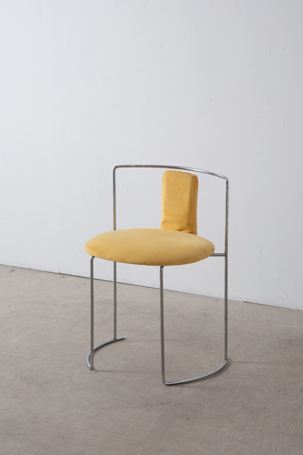 ‘Gaja’ Chair by Kazuhide Takahama for Cassina in Steel and Fabric