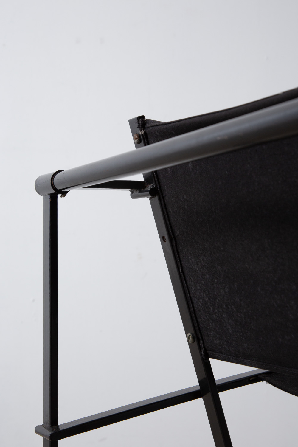 ‘FM60’ Chair by Radboud van Beekum for Pastoe in Steel and Fabric