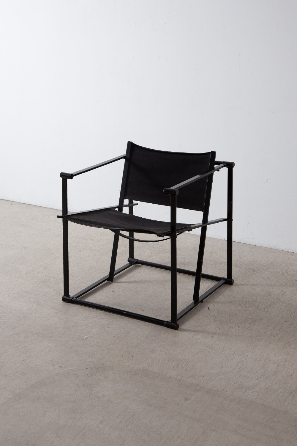 ‘FM60’ Chair by Radboud van Beekum for Pastoe in Steel and Fabric