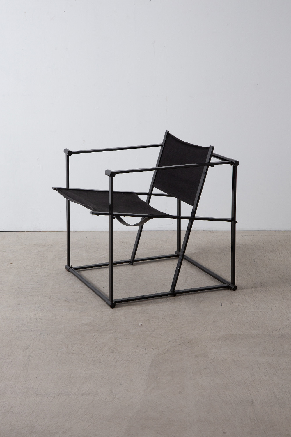 ‘FM60’ Chair by Radboud van Beekum for Pastoe in Steel and Fabric