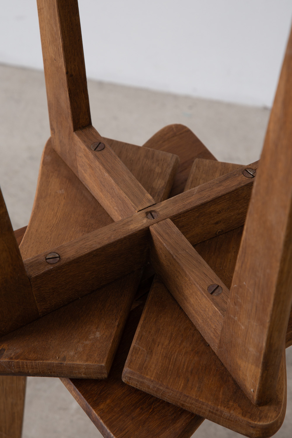 stoop | C-992 'Trèfle' Stool by Marcel Gascoin