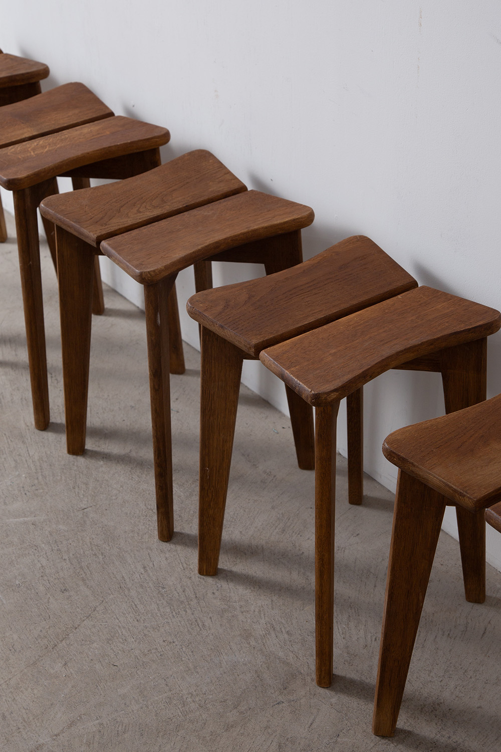 stoop | C-992 'Trèfle' Stool by Marcel Gascoin