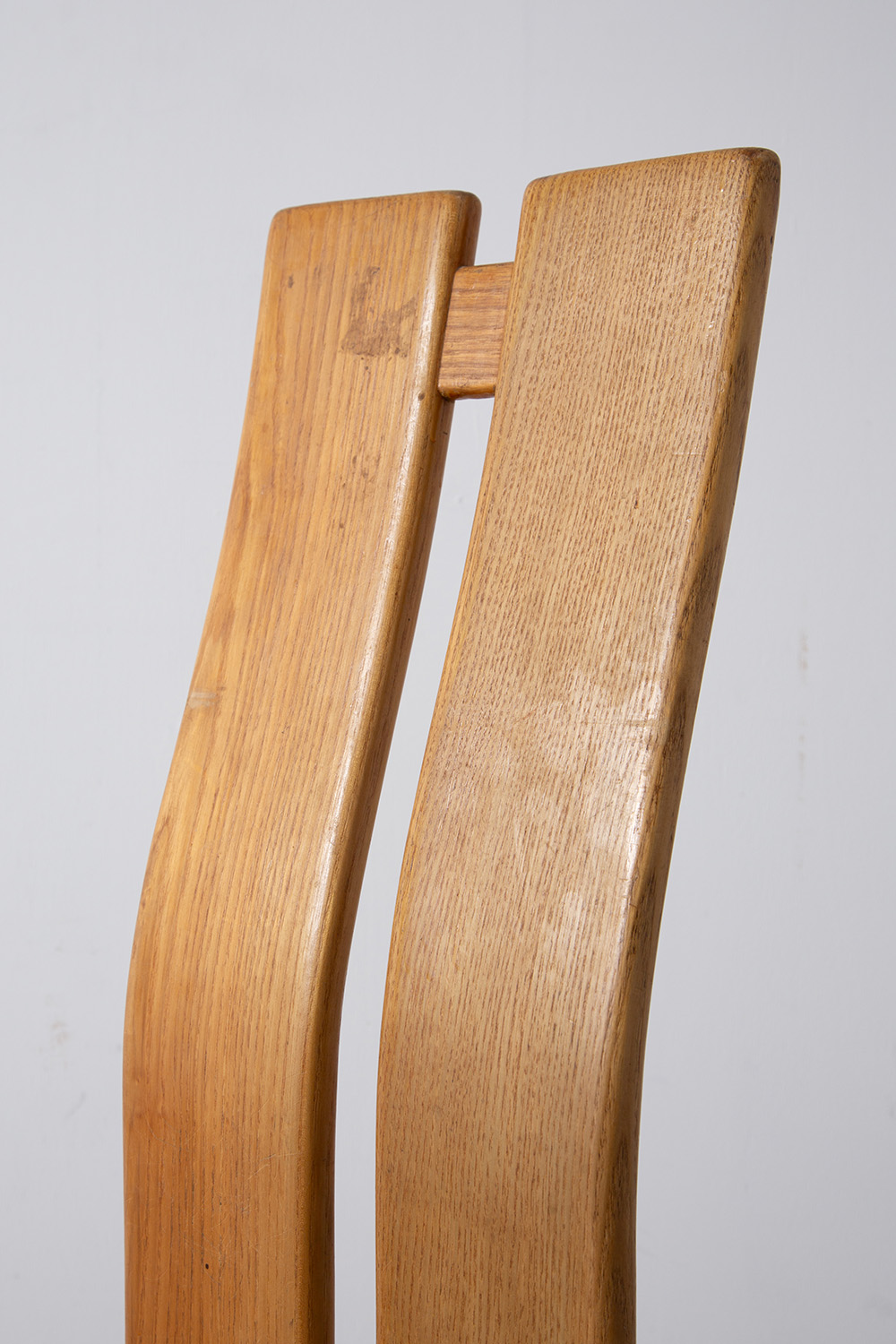 Afra & Tobia Scarpa Style Hight Back Chair in Wood