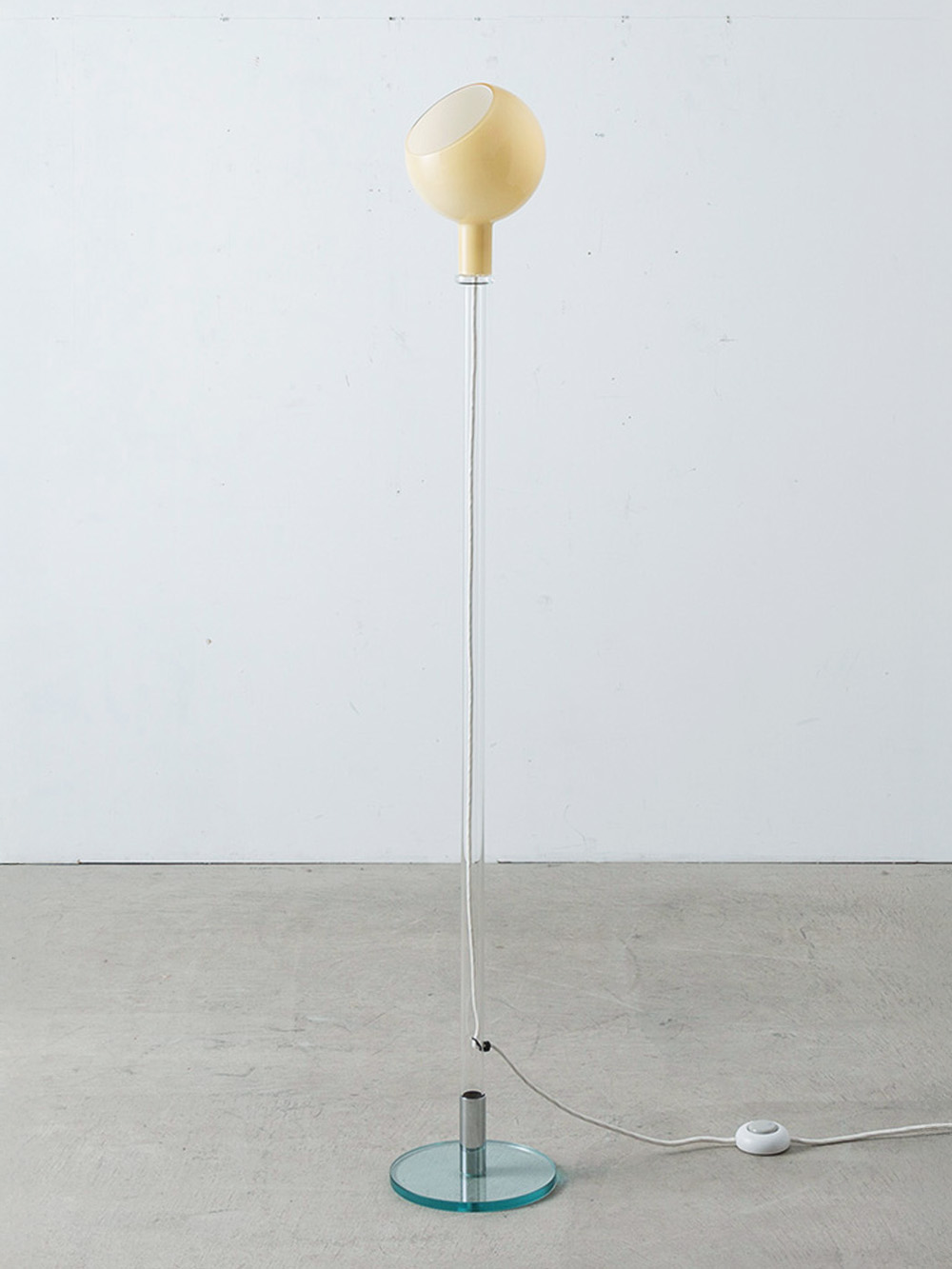 PAROLA Floor Lamp Amber by Gae Aulenti & Piero Castiglion for FontanaArte