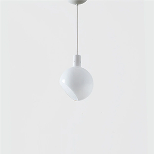 PAROLA Suspension Lamp Amber by Gae Aulenti & Piero Castiglioni for FontanaArte White