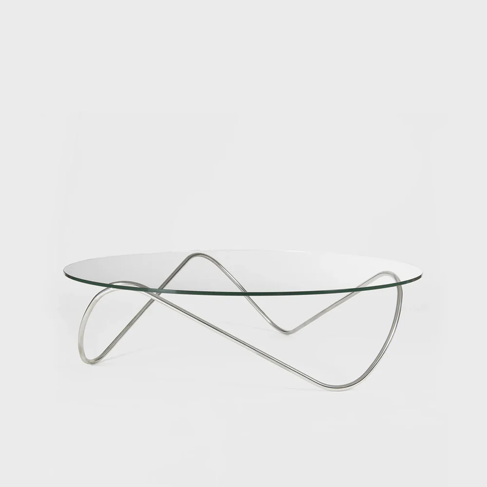 KAEKO Coffee Table by Rafic Farah for OBJEKTO in Black Silver