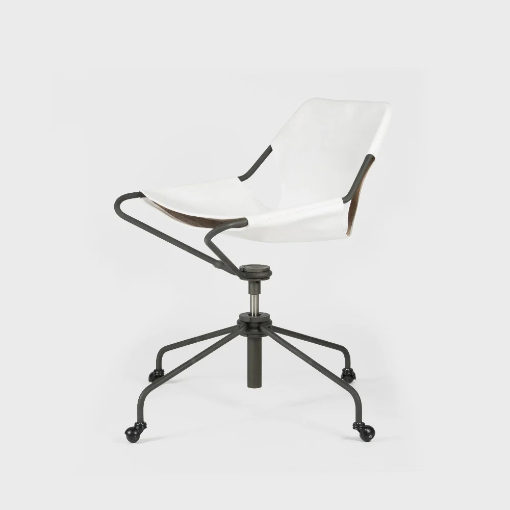 Paulistano Office Chair by Paulo Mendes da Rocha for OBJEKTO in Terracotta White