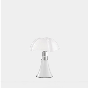 MINI PIPISTRELLO Table Lamp by Gae Aulenti for Martinelli Luce White