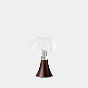MINI PIPISTRELLO Table Lamp by Gae Aulenti for Martinelli Luce Bronze