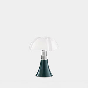 MINI PIPISTRELLO Table Lamp by Gae Aulenti for Martinelli Luce Agave Green