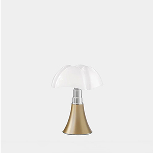 MINI PIPISTRELLO Table Lamp by Gae Aulenti for Martinelli Luce Brass