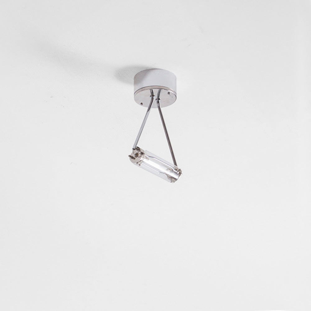 SCINTILLA Ceiling Lamp Large by Livio Castiglioni for FontanaArte in Grey Silver × Medium