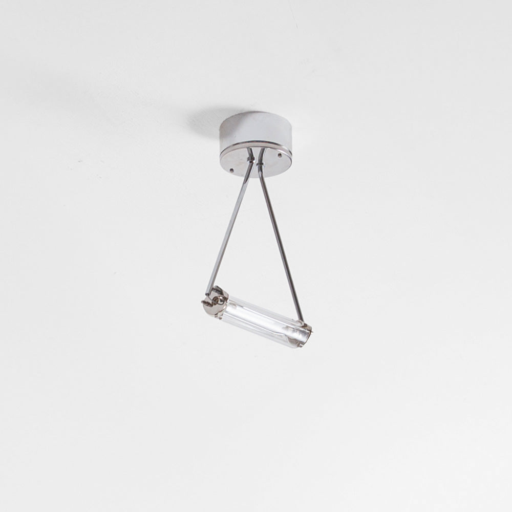 SCINTILLA Ceiling Lamp Medium by Livio Castiglioni for FontanaArte in Grey Silver × Large