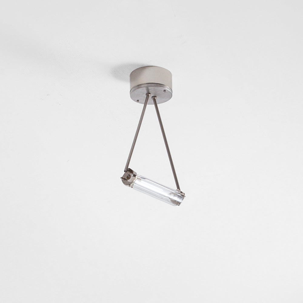 SCINTILLA Ceiling Lamp Medium by Livio Castiglioni for FontanaArte in Silver Grey × Large