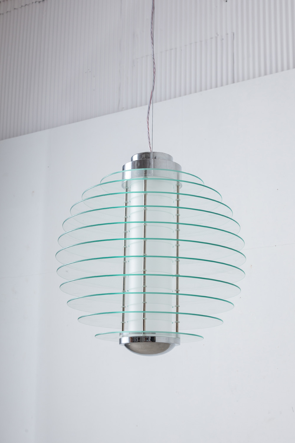 0024 Suspension Lamp by Gio Ponti for FontanaArte