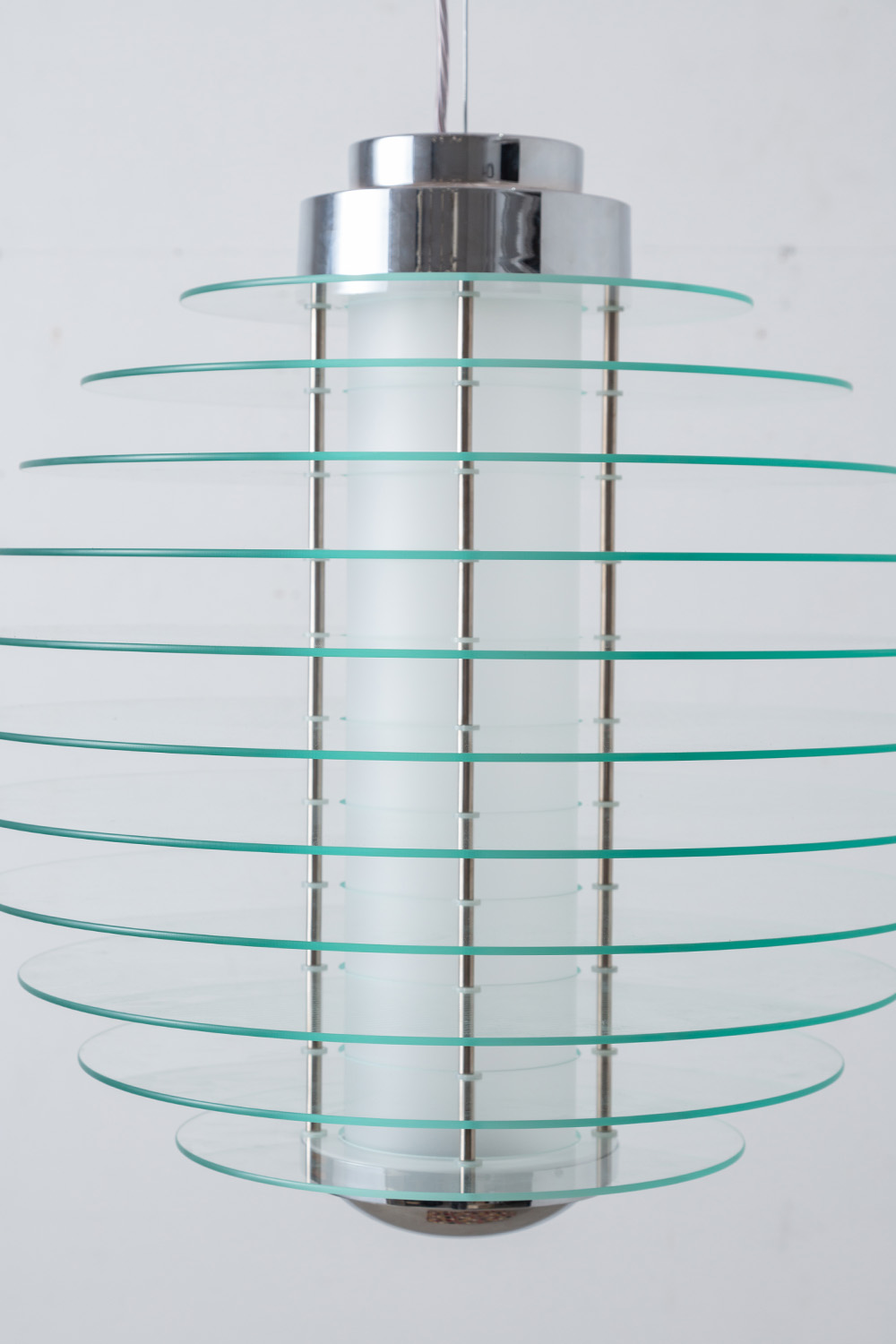 0024 Suspension Lamp by Gio Ponti for FontanaArte