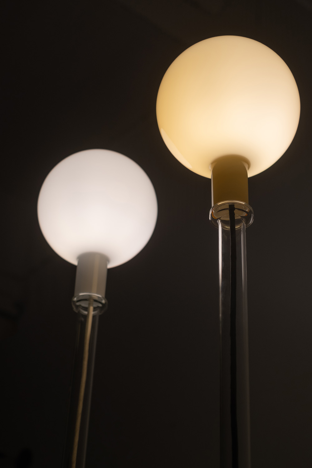 PAROLA Floor Lamp Amber by Gae Aulenti & Piero Castiglion for FontanaArte