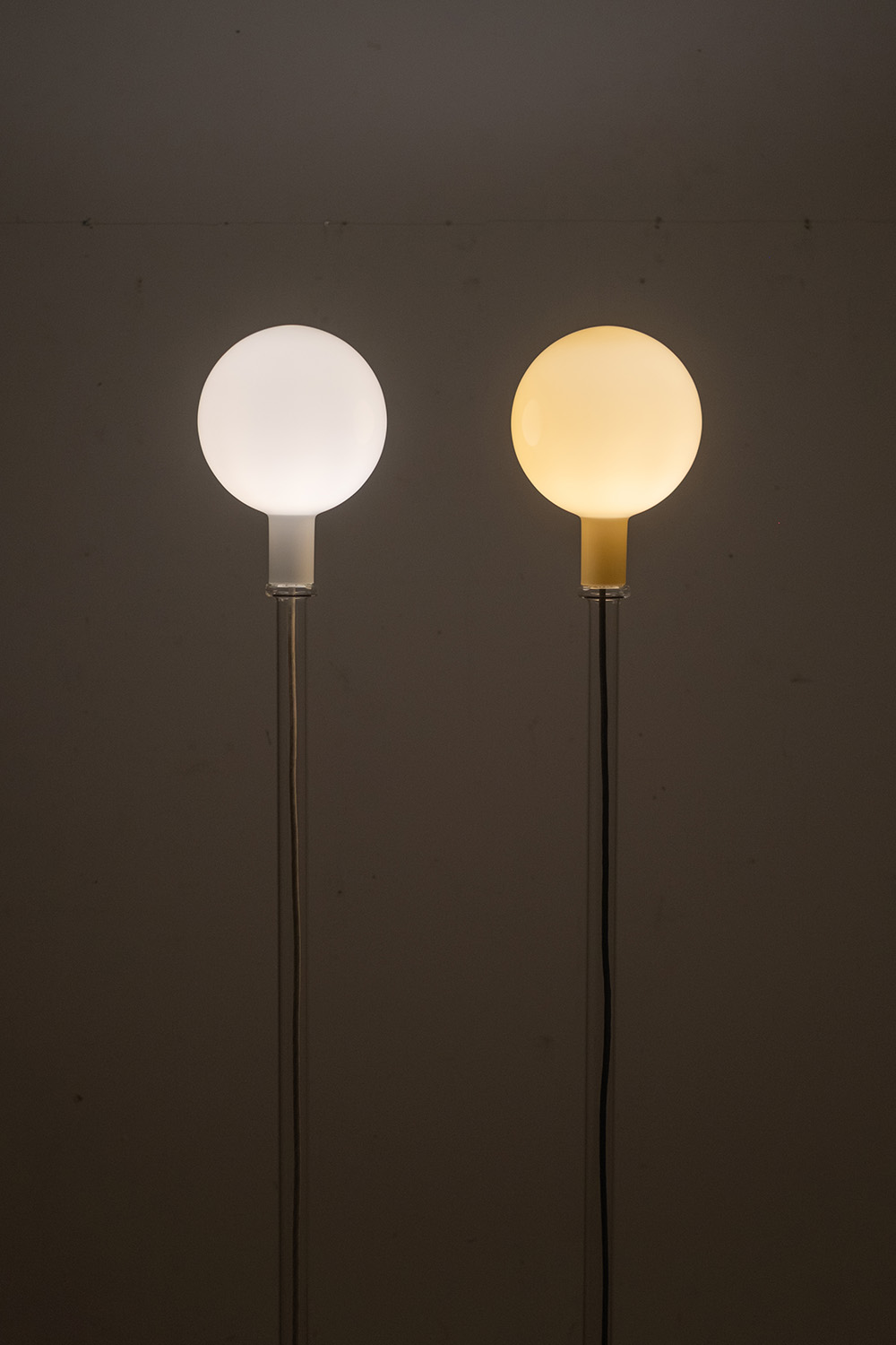 PAROLA Floor Lamp Amber by Gae Aulenti & Piero Castiglion for FontanaArte