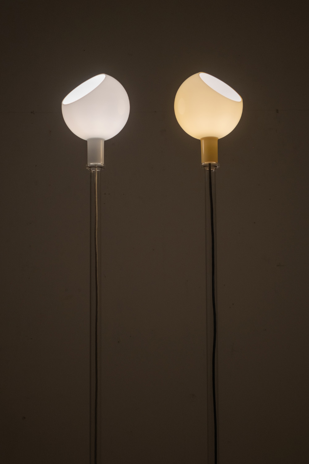 PAROLA Floor Lamp Amber by Gae Aulenti & Piero Castiglion for FontanaArte