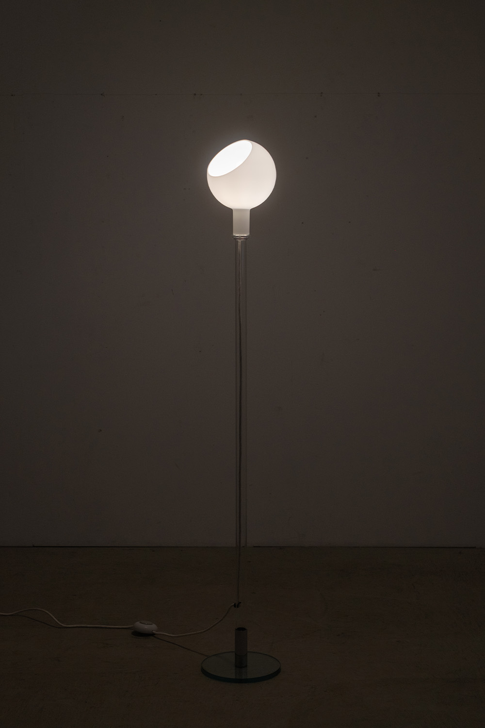 PAROLA Floor Lamp White by Gae Aulenti & Piero Castiglion for FontanaArte