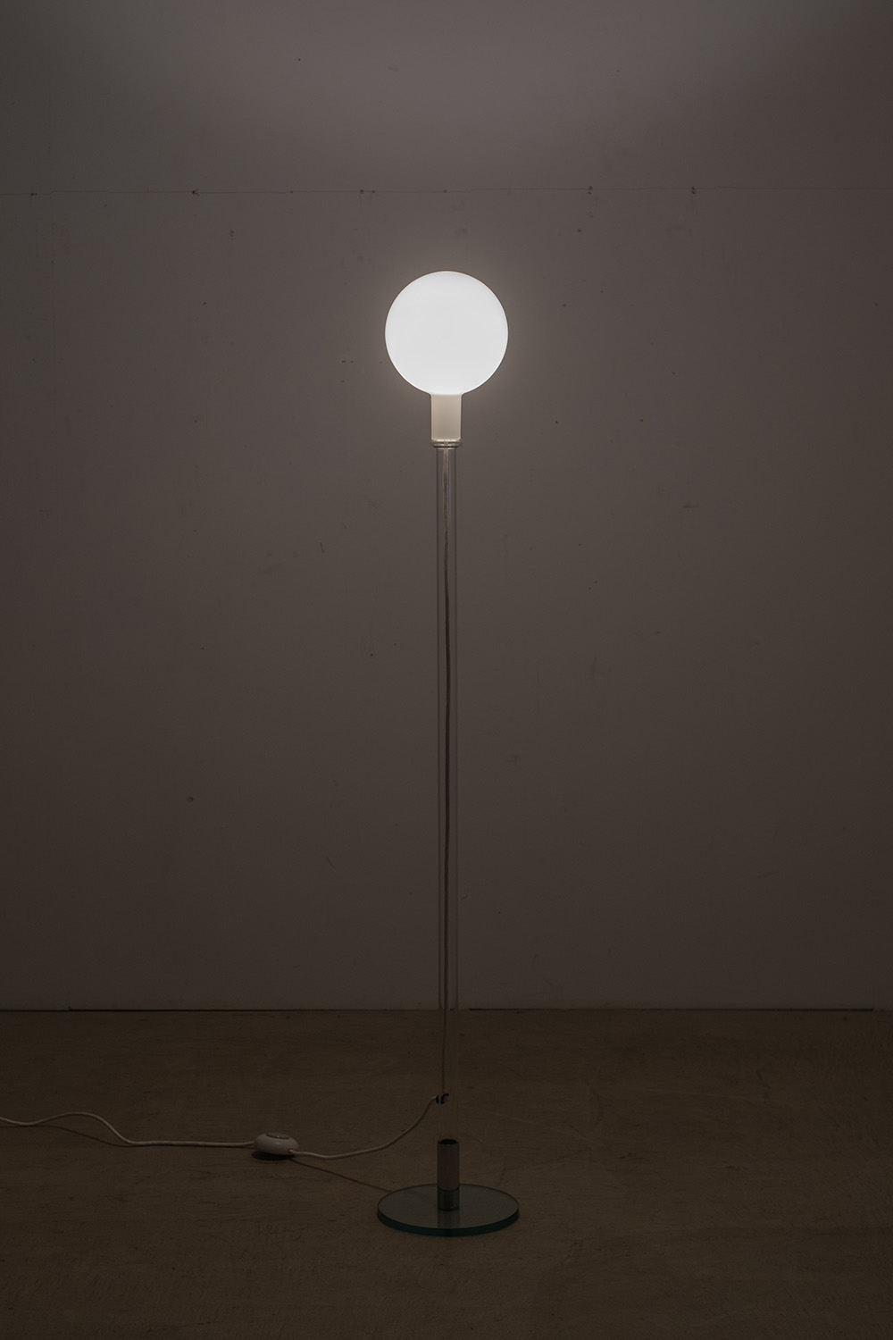 PAROLA Floor Lamp White by Gae Aulenti & Piero Castiglion for FontanaArte