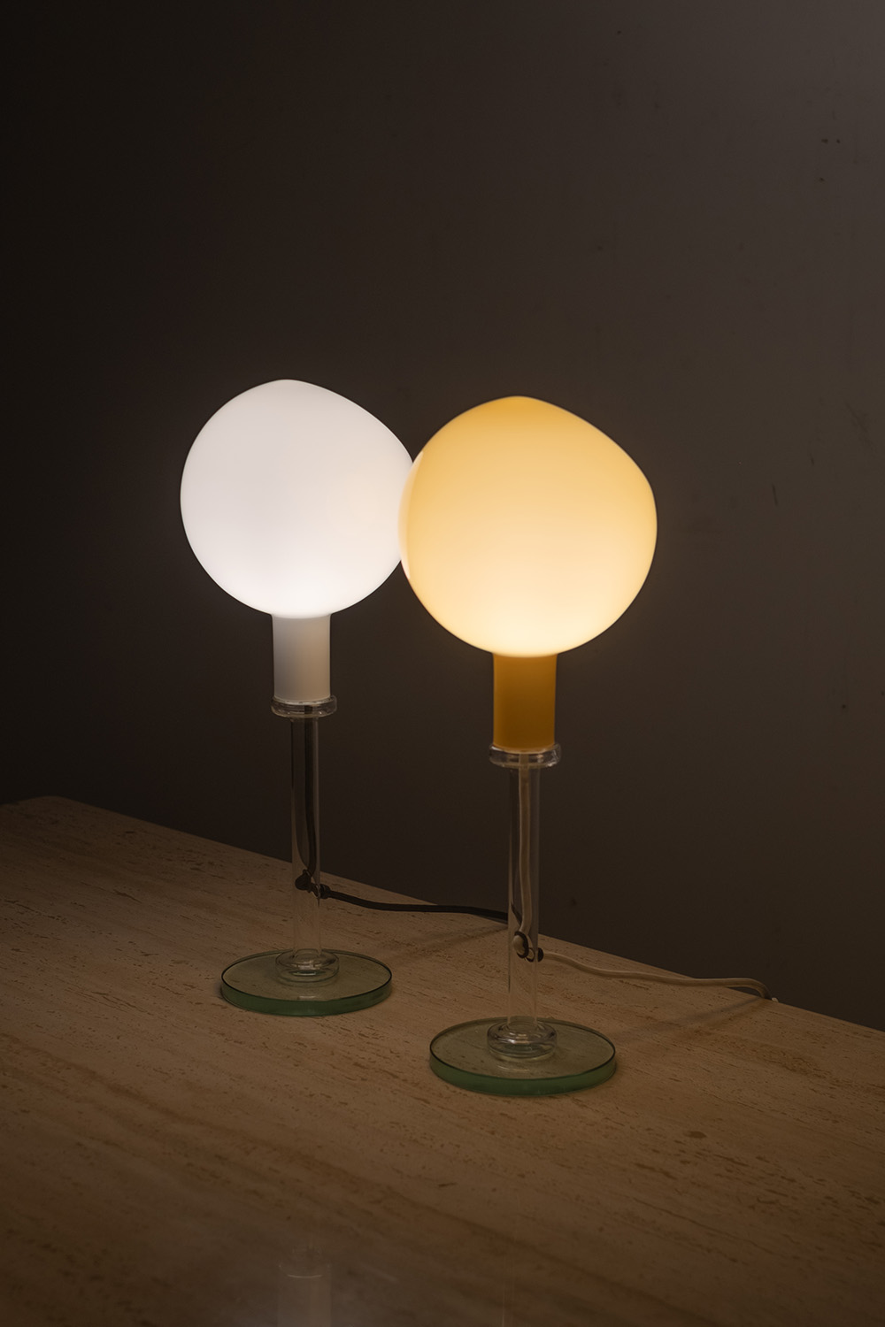 PAROLA Desk Lamp Amber by Gae Aulenti & Piero Castiglion for FontanaArte