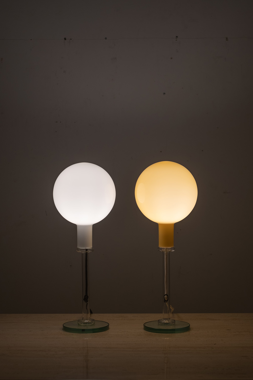 PAROLA Desk Lamp Amber by Gae Aulenti & Piero Castiglion for FontanaArte