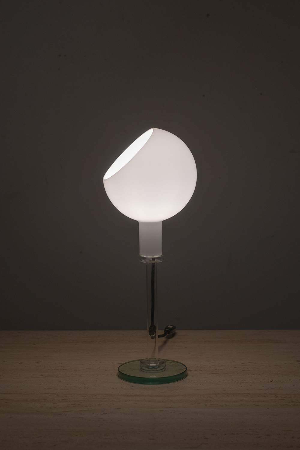 PAROLA Desk Lamp White by Gae Aulenti & Piero Castiglion for FontanaArte