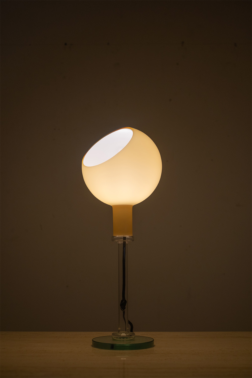 PAROLA Desk Lamp Amber by Gae Aulenti & Piero Castiglion for FontanaArte