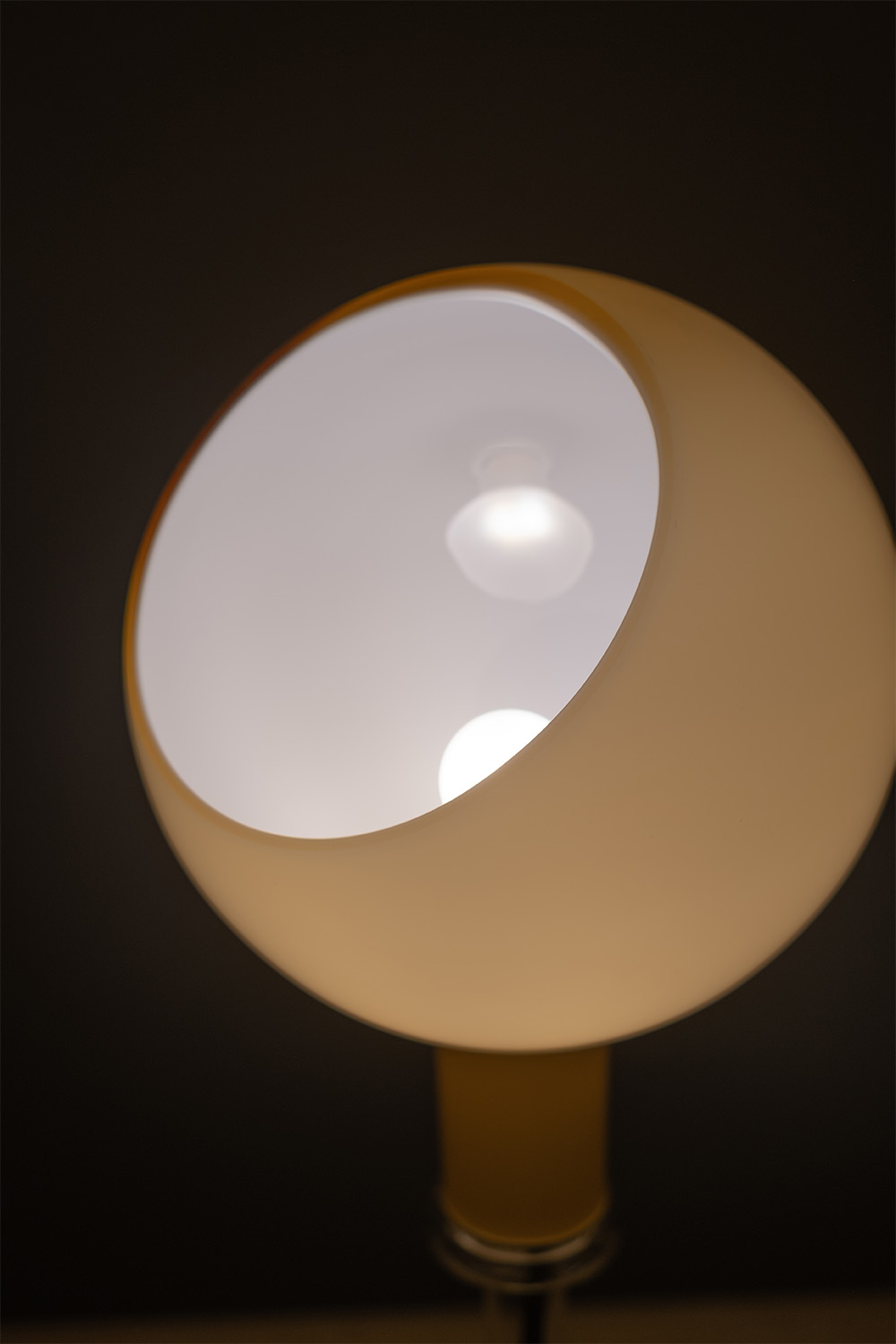 PAROLA Desk Lamp Amber by Gae Aulenti & Piero Castiglion for FontanaArte