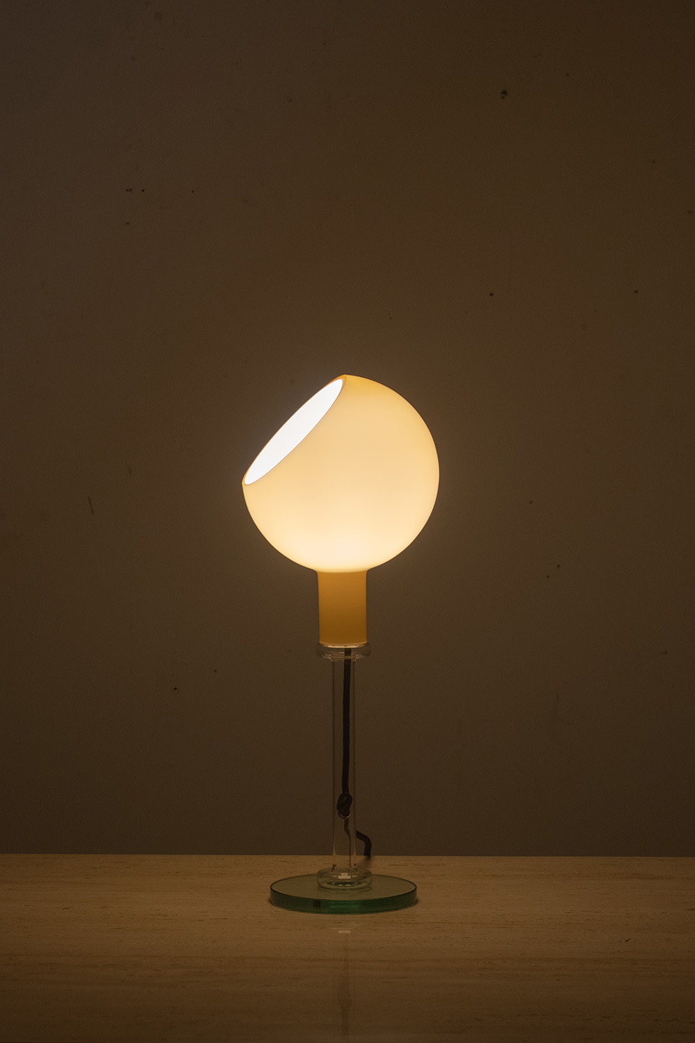 PAROLA Desk Lamp Amber by Gae Aulenti & Piero Castiglion for FontanaArte