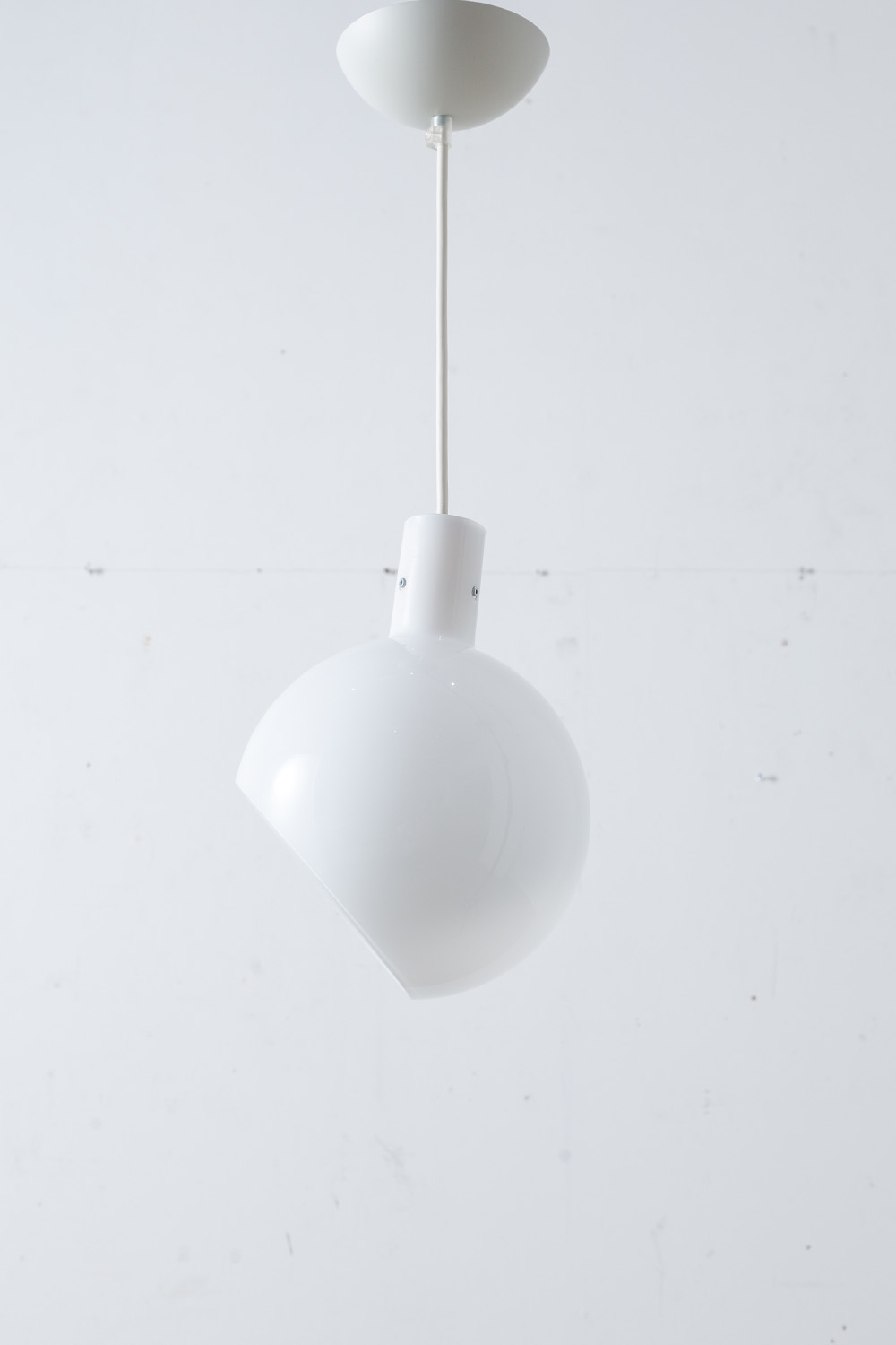 PAROLA Suspension Lamp White by Gae Aulenti & Piero Castiglioni for FontanaArte