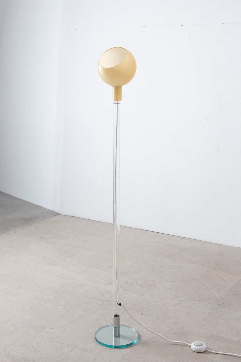 PAROLA Floor Lamp Amber by Gae Aulenti & Piero Castiglion for FontanaArte