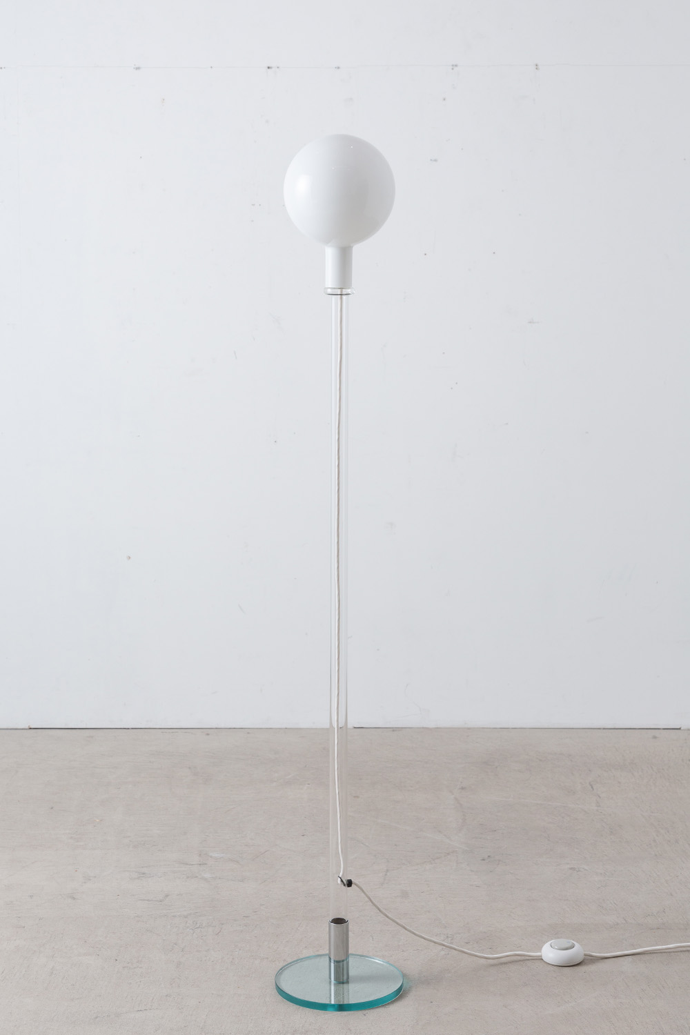 PAROLA Floor Lamp White by Gae Aulenti & Piero Castiglion for FontanaArte