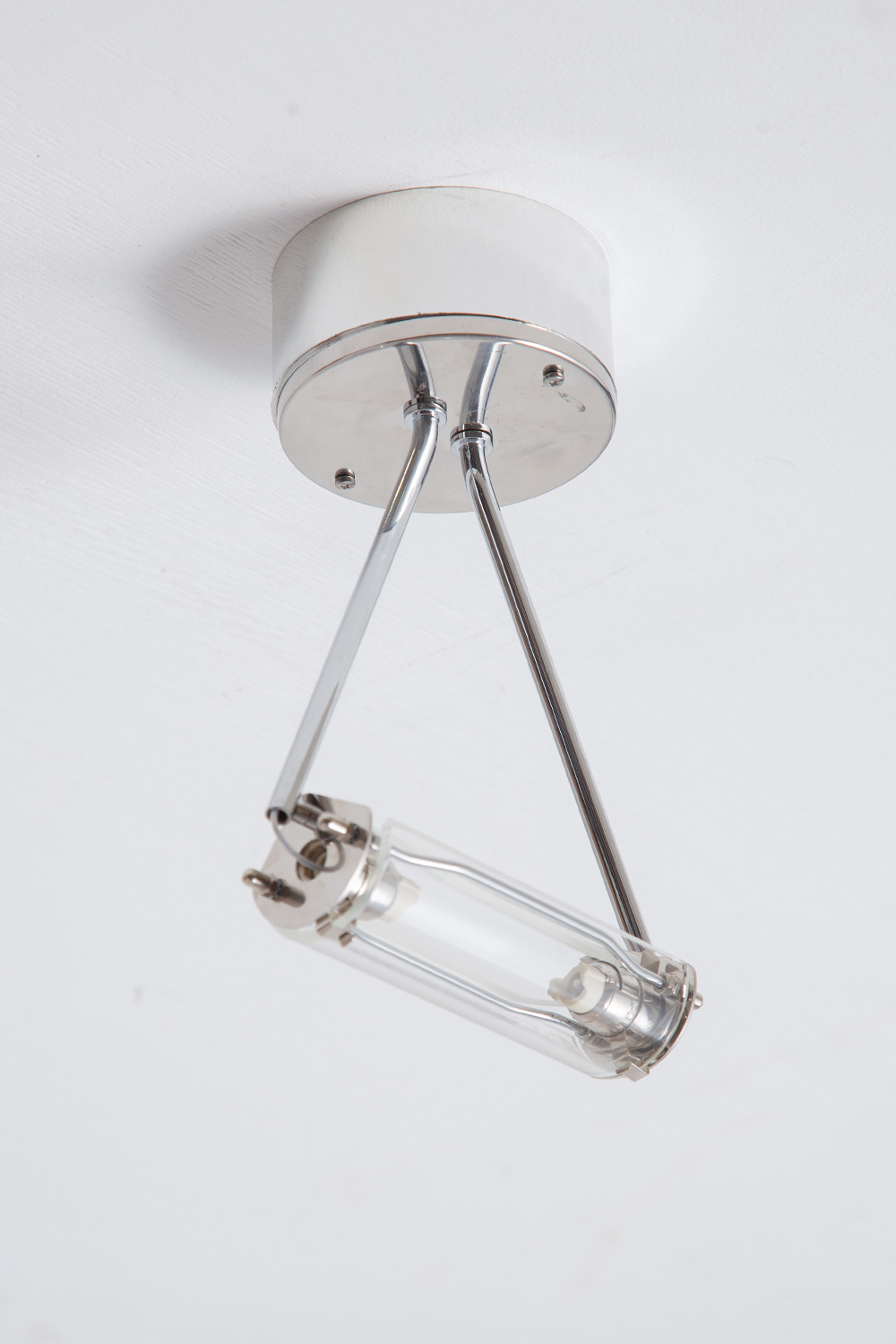 SCINTILLA Ceiling Lamp Medium by Livio Castiglioni for FontanaArte in Silver