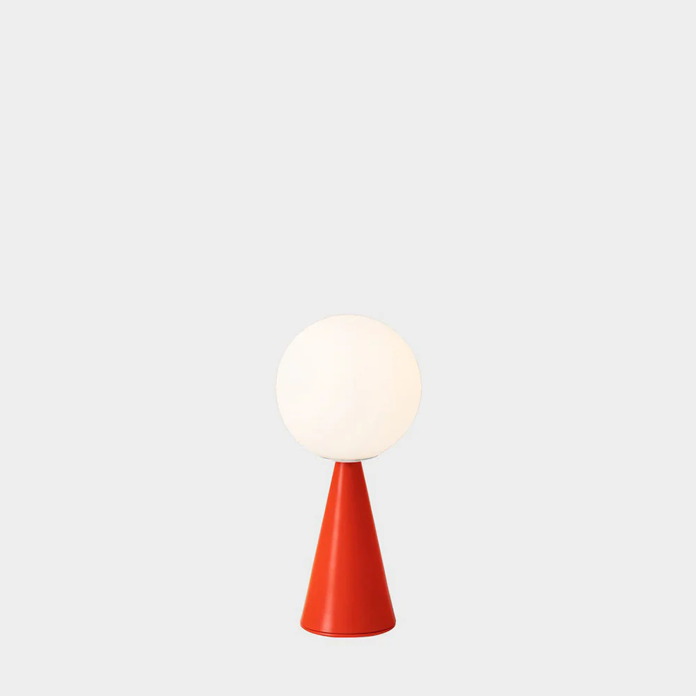 BILIA MINI Table Lamp Black by Gio Ponti for Fontana Arte Red