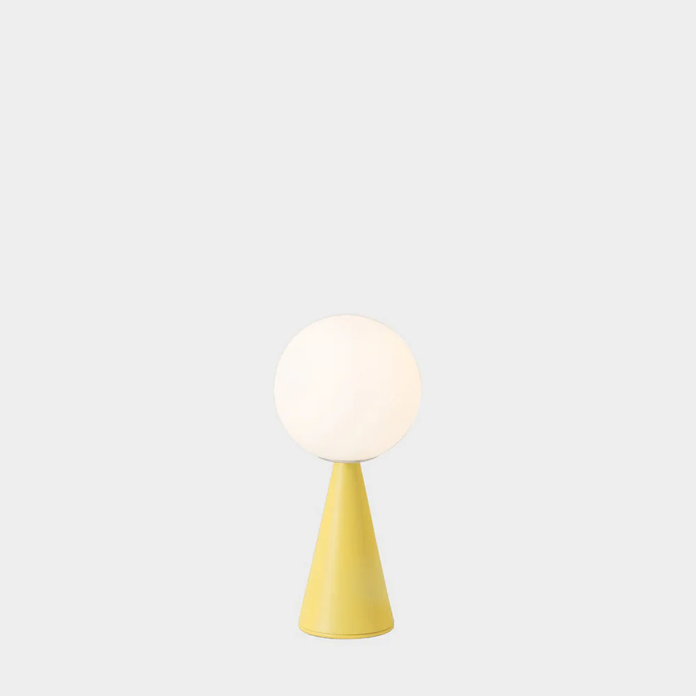 BILIA MINI Table Lamp Green by Gio Ponti for Fontana Arte Yellow