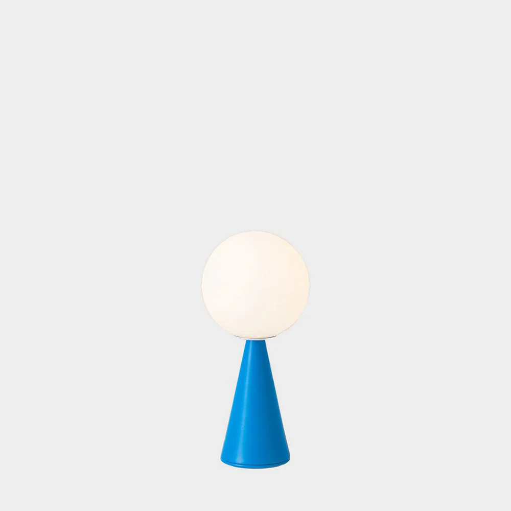 BILIA MINI Table Lamp Red by Gio Ponti for Fontana Arte Blue