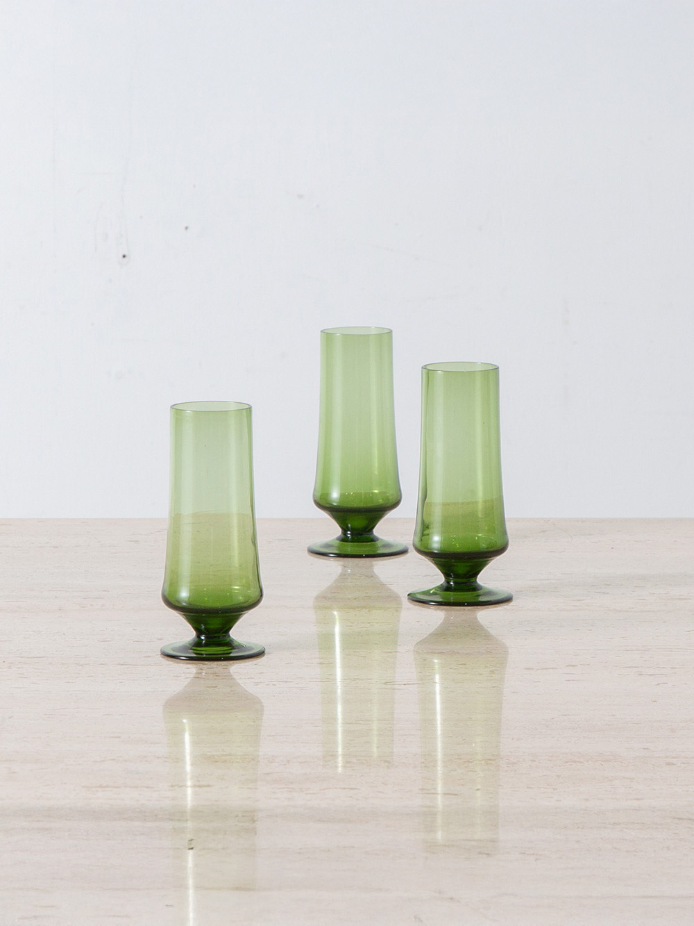 Vintage Glass in Green